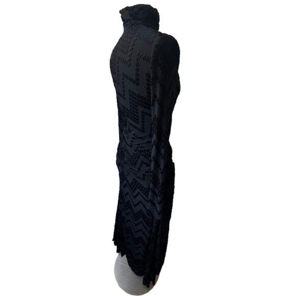 Victoria Beckham Eyelet Embroidered Jersey Dress with Twist Detail - Picture 15 of 16